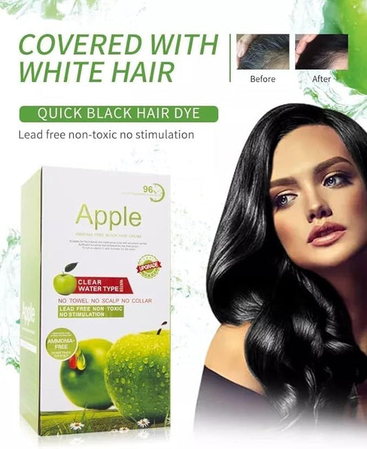 Apple Hair Color 96 Natural Black – Ammonia Free Perfection